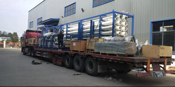 純水一號發(fā)往云南某地100噸純水項目順利出貨