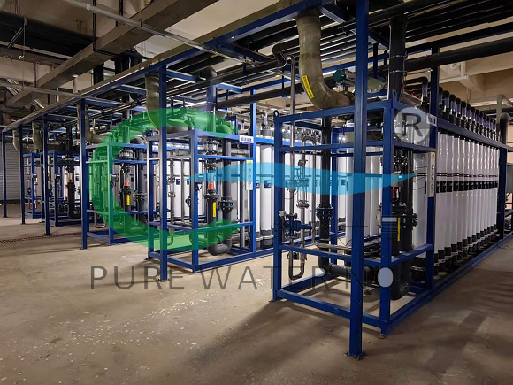 純水一號又一4.8GW異質(zhì)結(jié)電池項目配套的400T/H超純水系統(tǒng)投入運行。